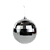 Bola de Natal Brilhante Disco Prata 15cm com 1 Un - Ref 1072769 Cromus - Imagem 1