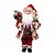 Papai Noel em Pé com Roupa Colete Xadrez, Segurando Sky e Saco de Presentes 45cm - Ref 1921976 Cromus - Imagem 1