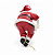 Boneco Papai Noel Sentado com Corda 60x34cm - Ref 1073020 Cromus - Imagem 3