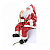 Boneco Papai Noel Sentado com Corda 60x34cm - Ref 1073020 Cromus - Imagem 5