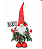 Boneco Kringle com Placa Noel e Touca Vermelha 50cm - Ref 1002366 Cromus - Imagem 1