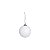 Bolas de Natal Branca Nevada Glitter 5cm com 6Un - Ref 1921469 Cromus - Imagem 1