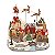 Cenário de Natal Vila de Casas com Trenó e Renas 28x27x16cm - Ref 1051944 Cromus - Imagem 1