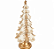 Enfeite Árvore de Resina Branca com Dourado 30cm - Ref 1068878 Cromus - Imagem 2