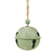 Enfeite Pendurar Guizos Verde com Flocos Neve Brancos 6.5x6.5cm com 3un - Ref 1079845 Cromus - Imagem 1