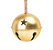 Enfeite Pendurar Guizo de Metal Dourado 12cm com 1 Un - Ref 1044513 Cromus - Imagem 2