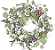 Guirlanda Decorada Folhas, Pinhas e Frutas Brancas 50cm - Ref 1007857 Cromus - Imagem 1