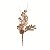 Galho de Natal Berry Dourado Metalizado com Folhas e Pinha 33cm - Ref 1091216 Cromus - Imagem 1