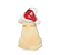 Cachorro Labrador de Resina Sentado com Gorro Noel 7.5cm com 1 Un- Ref 3111350 Cromus - Imagem 2