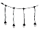 Projetor 10 Leds Estrelas com Luz Amarela Bivolt 5 Metros - Ref 1025241 Cromus - Imagem 1