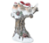 Tronco de Resina com Passarinhos Usando Gorro Noel e Led 19cm - Ref 3108457 Cromus - Imagem 3