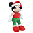 Pelúcia Mickey com Roupa Pinheiro Verde e Vermelho 30cm - Natal Disney - Ref 3122602 Cromus - Imagem 2
