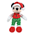 Pelúcia Mickey com Roupa Pinheiro Verde e Vermelho 30cm - Natal Disney - Ref 3122602 Cromus - Imagem 1