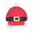 Boné Natalino de Veludo Vermelho com Fivela Dourada e Borda Pelúcia - Ref 3108585 Cromus - Imagem 2