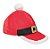 Boné Natalino de Veludo Vermelho com Fivela Dourada e Borda Pelúcia - Ref 3108585 Cromus - Imagem 3