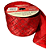 Fita Aramada de Natal Quadriculada Glitter Vermelha 6,3cmx9,14m - Ref 3101392 Cromus - Imagem 3
