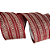 Fita Aramada de Natal Linho Marsala com Chevron e Poá Glitter Chá 6,3cmx9,14m - Ref 3103170 Cromus - Imagem 9