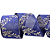 Fita Aramada de Natal Linho Azul com Estampa de Ramos Glitter Chá 6,3cmx9,14m - Ref 3104315 CromuS - Imagem 8