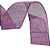 Fita Aramada de Juta Roxa 6,3cmx9,14m - Ref 3101468 Cromus - Imagem 3