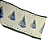 Fita Aramada de Natal Linho Off com Estampa Pinheiros Verde 6,3cmx9,14m - Ref 3115070 Cromus - Imagem 5