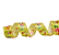Fita Aramada de Natal Grinch 3,8cmx9,14m - Ref 3101128 Cromus - Imagem 1