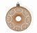 Enfeite Pendurar Donuts Brilho e Fosco Chá 8cm com 2 Un - Ref 1070236 Cromus - Imagem 4