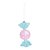 Enfeite Pendurar Bala Candy Rosa e Azul 15cm com 1 Un - Ref 1106812 Cromus - Imagem 1