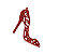 Enfeite de Pendurar Sapato de Salto Vermelho de Glitter com 4Un - Ref 1318097 Cromus - Imagem 1