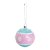 Enfeite de Pendurar Bola Candy Rosa e Azul 8cm - Ref 1106829 Cromus - Imagem 1