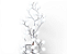 Galho de Natal Berry Branco Metalizado 59cm - Ref 3100060 Cromus - Imagem 2
