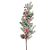 Galho de Natal Azevinhos com Galhos de Pinheiros Nevados 80cm - Ref 3102331 Cromus - Imagem 1