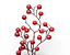 Galho de Natal Berry Metalizado Vermelho 59cm - Ref 3100059 Cromus - Imagem 4
