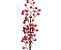 Galho de Natal Berry Metalizado Vermelho 59cm - Ref 3100059 Cromus - Imagem 2