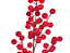 Galho de Natal Azevinho Vermelho Aveludado 55cm - Ref 3119800 Cromus - Imagem 3