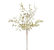 Galho de Natal Folhas e Frutas Dourado Glitter 38cm - Ref 1113209 Cromus - Imagem 1
