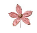Flor de Natal Magnolia de Veludo Rose 20cm - Ref 1113238 Cromus - Imagem 1