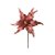 Flor de Natal Poisentia de Veludo Rosa Antigo com Metalizado 25cm - Ref 1361047 Cromus - Imagem 1
