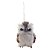 Enfeite Coruja de Palha e Pinha Cinza e Bege 12cm - Ref 1101417 Cromus - Imagem 1