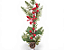 Galho de Natal Azevinhos Com Pinha e Galhos 65cm - Ref 3122071 Cromus - Imagem 4