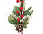 Galho de Natal Azevinhos Com Pinha e Galhos 65cm - Ref 3122071 Cromus - Imagem 2