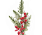 Galho de Natal Azevinhos Com Pinha e Galhos 65cm - Ref 3122071 Cromus - Imagem 3