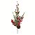 Galho de Natal Azevinhos, Folhas e Galhos Verdes, Pinha e Maça 47cm - Ref 1087443 Cromus - Imagem 1