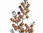 Galho de Natal Berry Marrom Perolizado 60cm - Ref 1069446 Cromus - Imagem 3