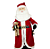 Boneco Papai Noel Gigante Com Luz, Som e Movimento Segurando Urso 2Mts - Ref 1096912 Cromus - Imagem 7