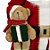 Boneco Papai Noel Gigante Com Luz, Som e Movimento Segurando Urso 2Mts - Ref 1096912 Cromus - Imagem 3