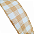 Fita Aramada Xadrez Branco e Creme 3,8cmX914cm - Ref 1073602 Cromus - Imagem 5