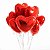 Balão de Gás Hélio 18 polegadas Metalizado coração vermelho- Unitário - Imagem 2