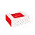 Cesta na Caixa Para Você Vermelho 27x19x9cm P  - 01 unidade - Cromus  13003859 - Imagem 2