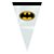 Cone para doces Festa Batman  - 18x30cm - 50 unidades - Cromus 11600020 - Imagem 1