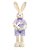 Coelho em Pé Com Macacão e blusa Listrada Lilas (Sweet) Cromus 1822472 - Imagem 1
